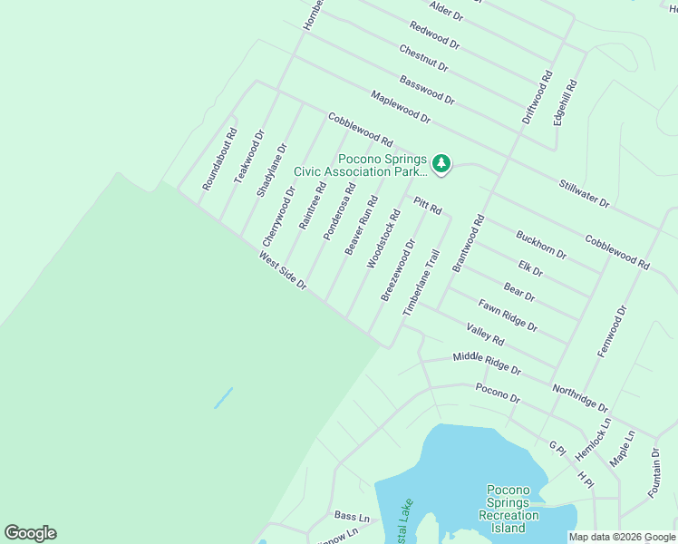 map of restaurants, bars, coffee shops, grocery stores, and more near 46 Beaver Run Rd in Wayne