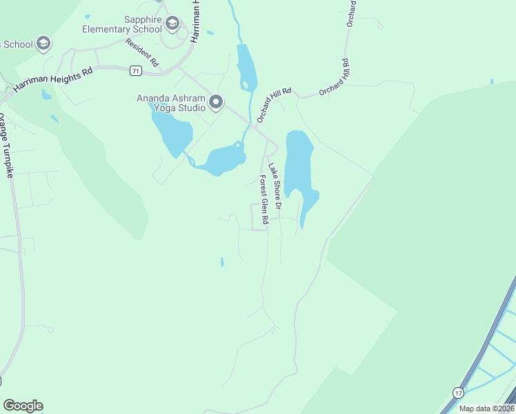 map of restaurants, bars, coffee shops, grocery stores, and more near 101 Highland Road in Monroe