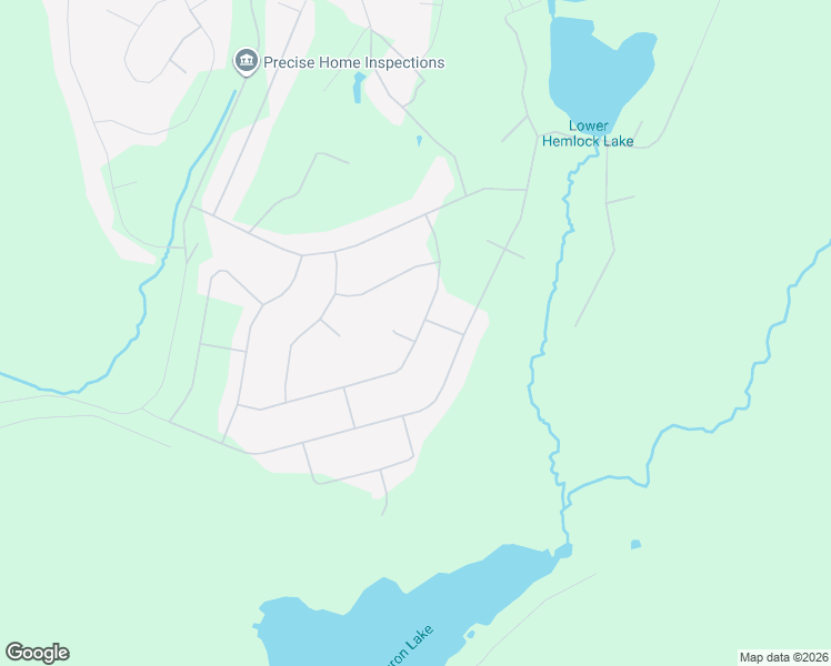 map of restaurants, bars, coffee shops, grocery stores, and more near 801 Lincoln Court in Dingmans Ferry