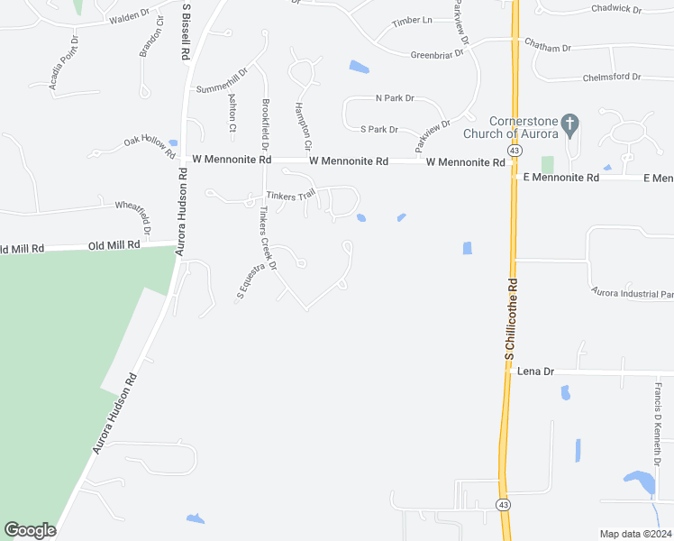 map of restaurants, bars, coffee shops, grocery stores, and more near 359 Rainbows End in Aurora