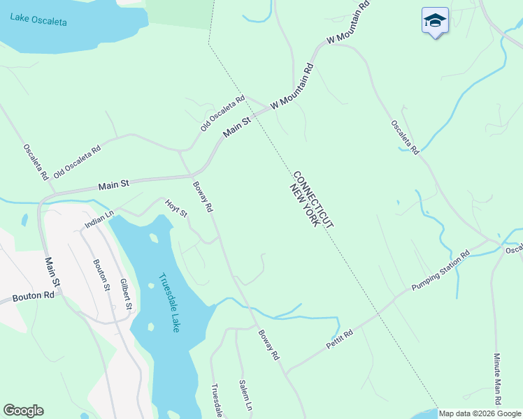 map of restaurants, bars, coffee shops, grocery stores, and more near 133 Boway Road in South Salem
