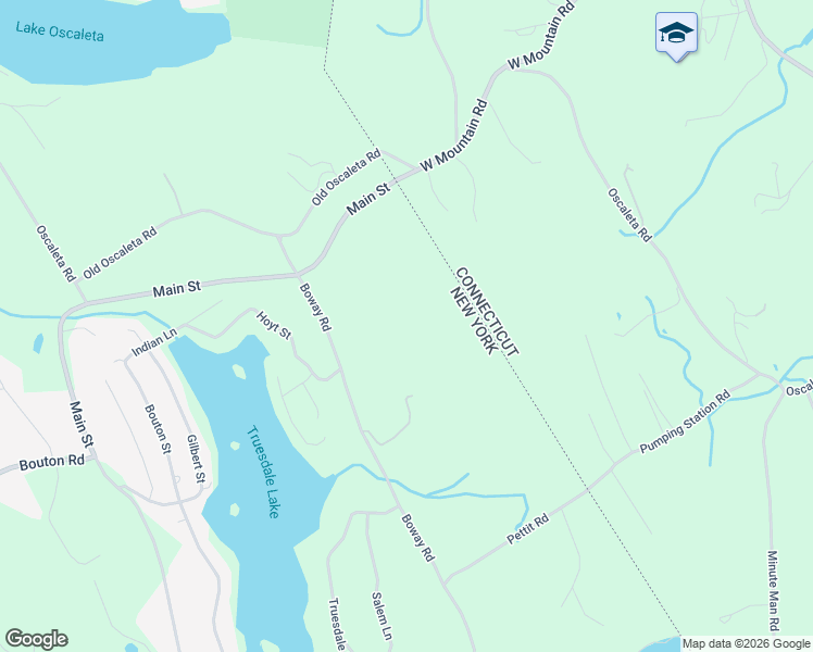 map of restaurants, bars, coffee shops, grocery stores, and more near 133 Boway Road in South Salem