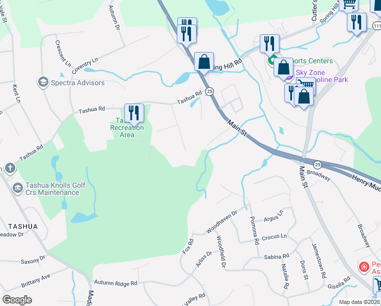 map of restaurants, bars, coffee shops, grocery stores, and more near 103 Haviland Drive in Trumbull
