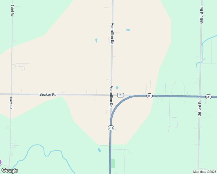 map of restaurants, bars, coffee shops, grocery stores, and more near 13778 Vermilion Road in Oberlin