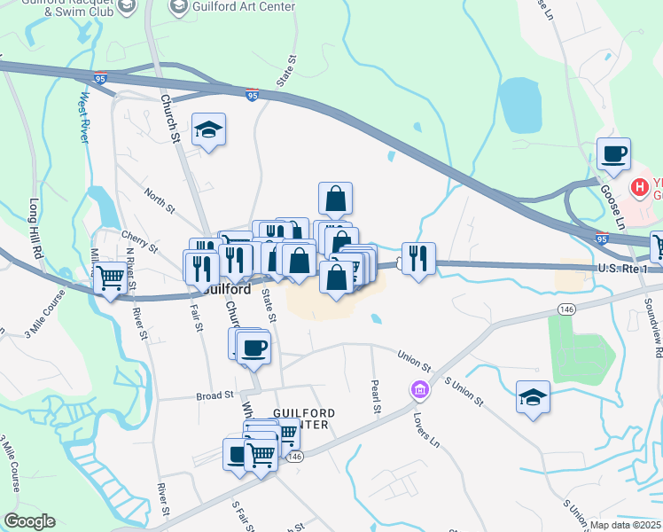 901 Boston Post Road, Guilford CT Walk Score