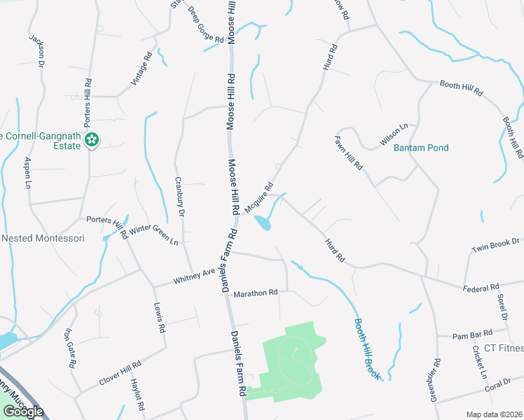 map of restaurants, bars, coffee shops, grocery stores, and more near 20 Mcguire Road in Trumbull