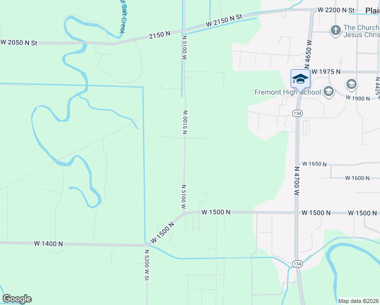 map of restaurants, bars, coffee shops, grocery stores, and more near 1650 North 5100 West in Plain City