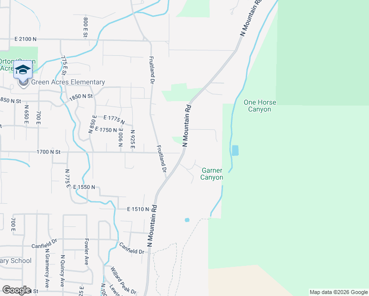 map of restaurants, bars, coffee shops, grocery stores, and more near 1180 1700 North Street in Ogden