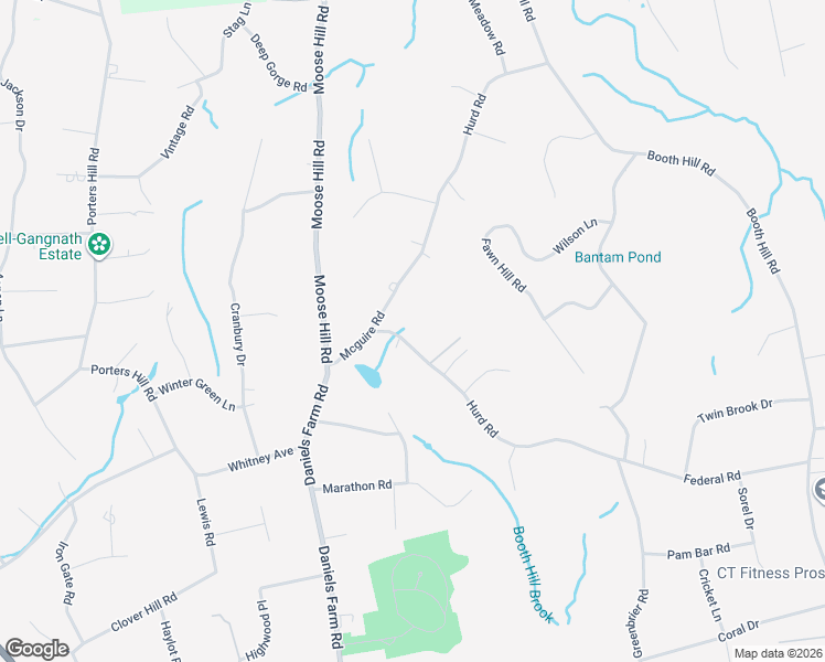 map of restaurants, bars, coffee shops, grocery stores, and more near 175 Hurd Road in Trumbull