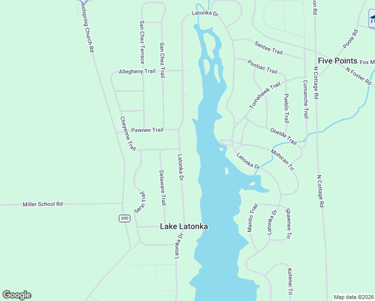 map of restaurants, bars, coffee shops, grocery stores, and more near 692 Latonka Drive in Mercer