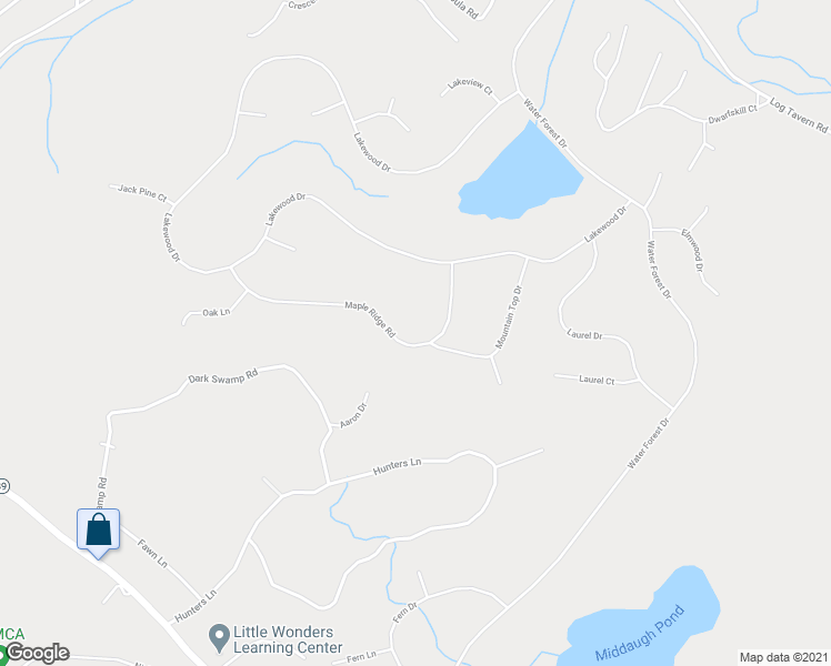 map of restaurants, bars, coffee shops, grocery stores, and more near 130 Maple Ridge Road in Milford