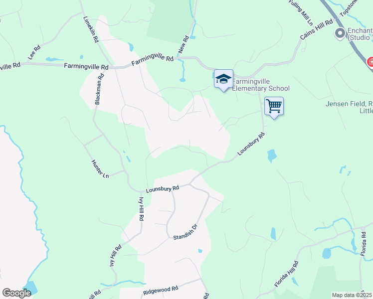 map of restaurants, bars, coffee shops, grocery stores, and more near 32 Banks Hill Place in Ridgefield