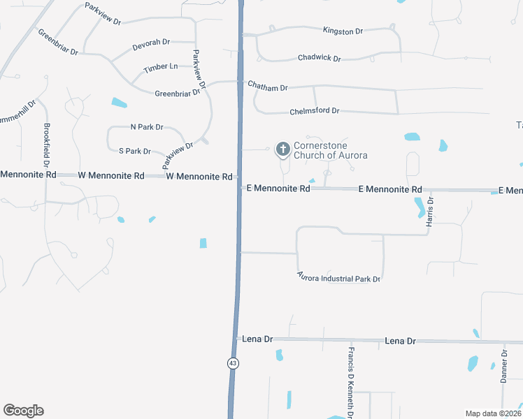 map of restaurants, bars, coffee shops, grocery stores, and more near 999 South Chillicothe Road in Aurora
