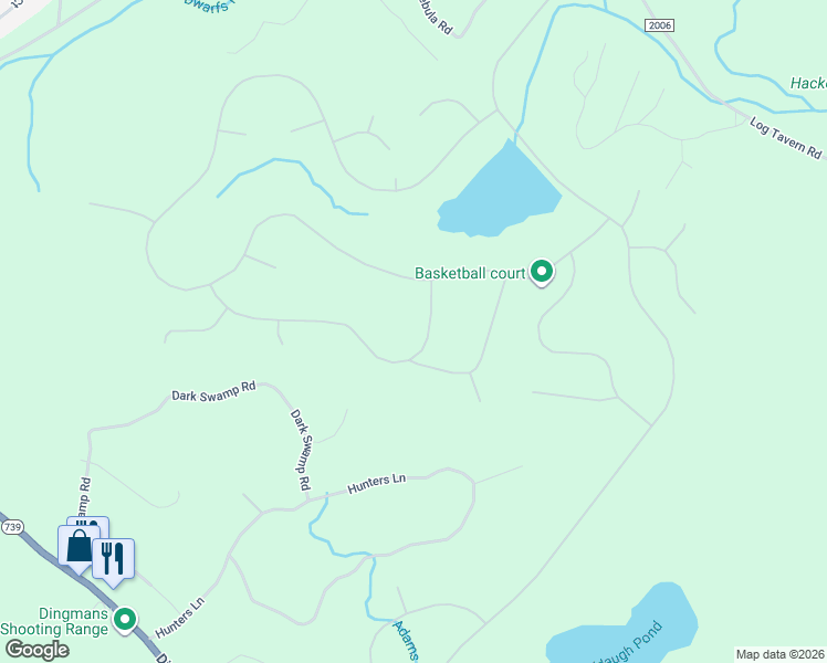 map of restaurants, bars, coffee shops, grocery stores, and more near 136 Maple Ridge Rd in Milford