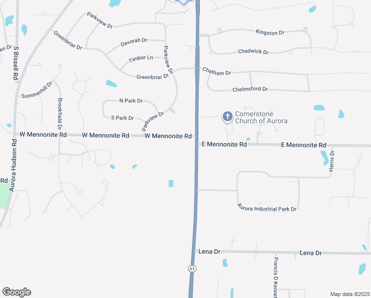 map of restaurants, bars, coffee shops, grocery stores, and more near 970 South Chillicothe Road in Aurora