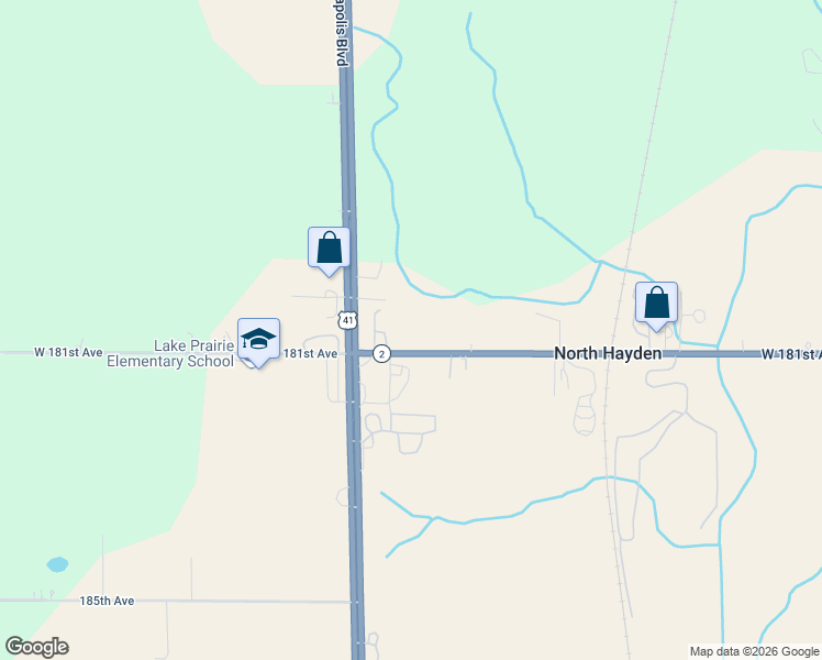 map of restaurants, bars, coffee shops, grocery stores, and more near 11102 West 181st Avenue in Lowell