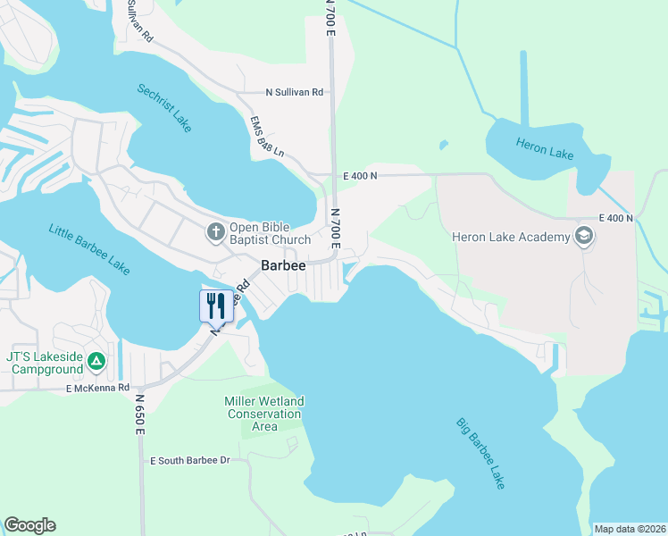 map of restaurants, bars, coffee shops, grocery stores, and more near 1 Ems B52 Ln in Warsaw