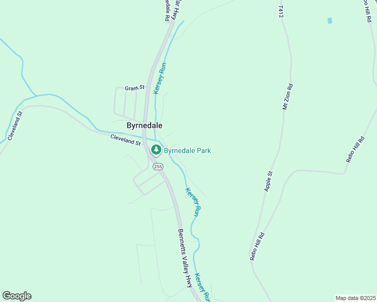 map of restaurants, bars, coffee shops, grocery stores, and more near in Byrnedale