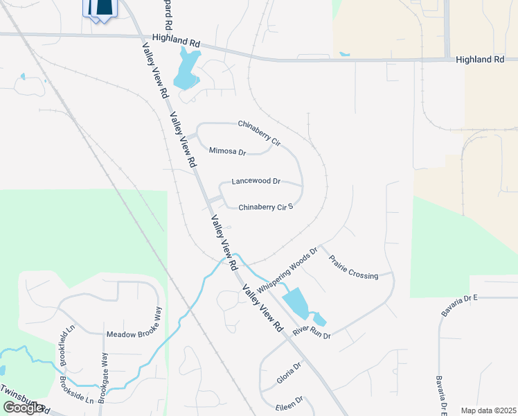 map of restaurants, bars, coffee shops, grocery stores, and more near 950 Chinaberry Circle in Macedonia