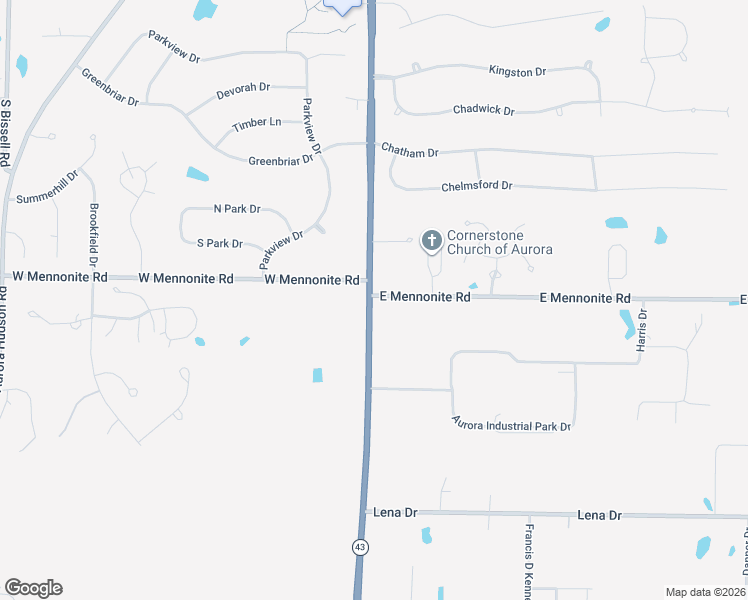 map of restaurants, bars, coffee shops, grocery stores, and more near 999 South Chillicothe Road in Aurora