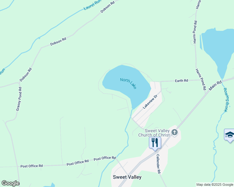 map of restaurants, bars, coffee shops, grocery stores, and more near 72 Oliver Avenue in Sweet Valley
