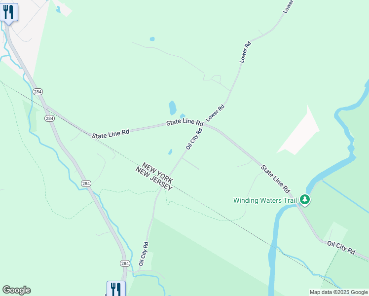 map of restaurants, bars, coffee shops, grocery stores, and more near 49 Lower Road in Westtown