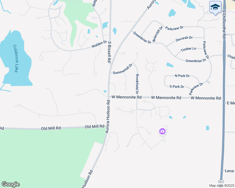 map of restaurants, bars, coffee shops, grocery stores, and more near 455 Normandy Ct in Aurora