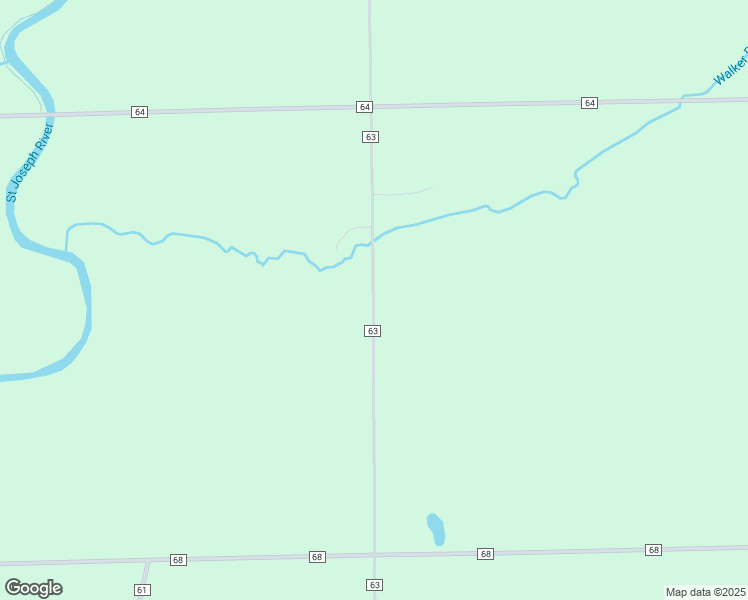 map of restaurants, bars, coffee shops, grocery stores, and more near 6671 County Road 63 in Spencerville