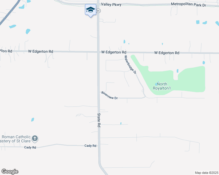 map of restaurants, bars, coffee shops, grocery stores, and more near 17485 Sawgrass Circle in North Royalton