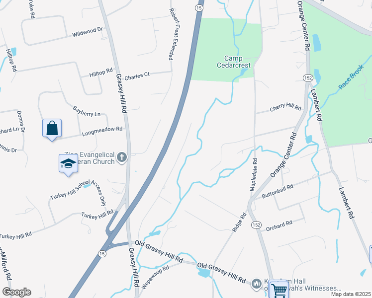 map of restaurants, bars, coffee shops, grocery stores, and more near 805 Riverside Drive in Orange