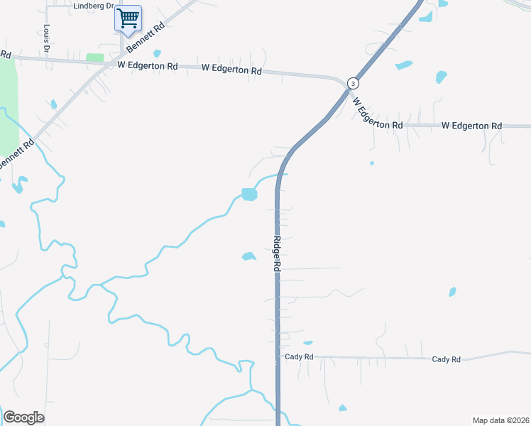 map of restaurants, bars, coffee shops, grocery stores, and more near 17620 Ridge Road in North Royalton