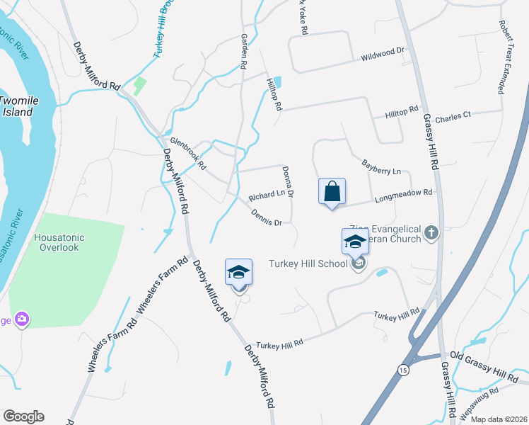 map of restaurants, bars, coffee shops, grocery stores, and more near 786 Dennis Drive in Orange