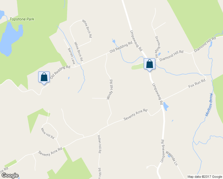 map of restaurants, bars, coffee shops, grocery stores, and more near Windy Hill Road in Redding
