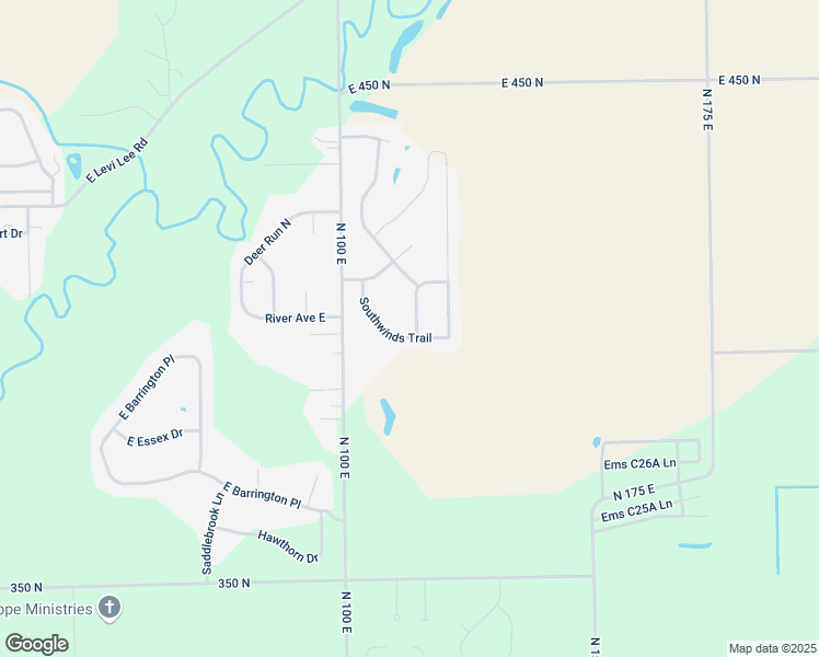 map of restaurants, bars, coffee shops, grocery stores, and more near 3931 Southwinds Trail in Warsaw