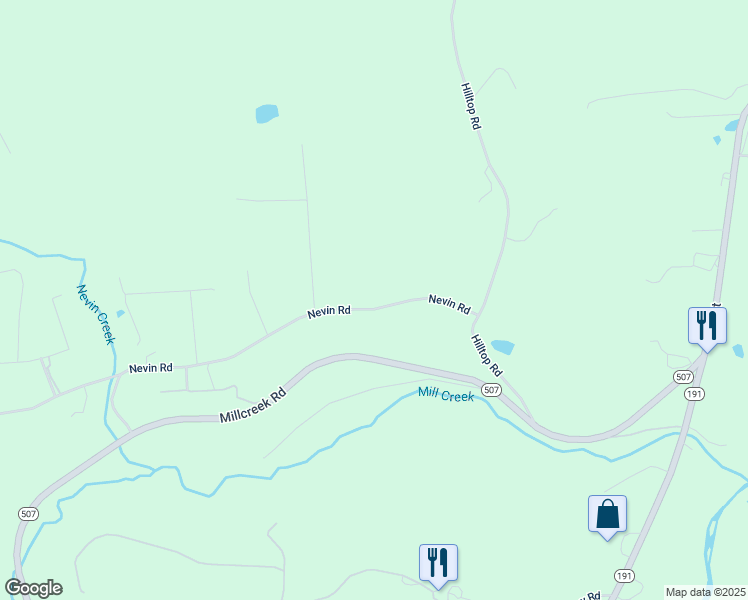 map of restaurants, bars, coffee shops, grocery stores, and more near 271 Nevin Road in Newfoundland