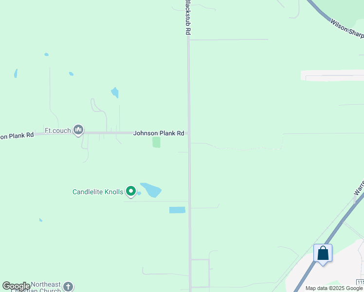 map of restaurants, bars, coffee shops, grocery stores, and more near 2755 Bazetta Road Northeast in Warren