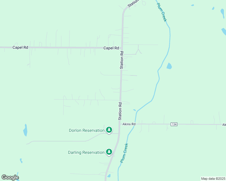 map of restaurants, bars, coffee shops, grocery stores, and more near 17126 Station Road in Columbia Station