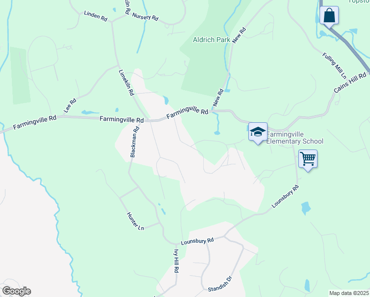 map of restaurants, bars, coffee shops, grocery stores, and more near 32 Walnut Grove Road in Ridgefield