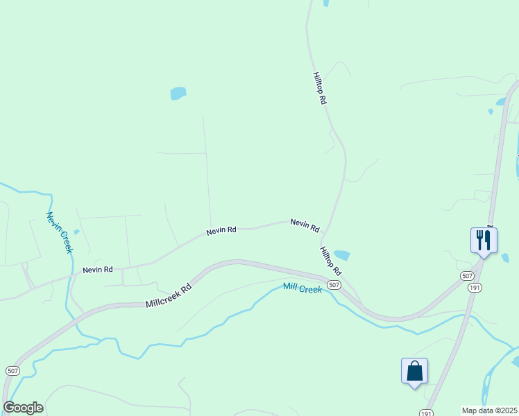 map of restaurants, bars, coffee shops, grocery stores, and more near 271 Nevin Road in Newfoundland