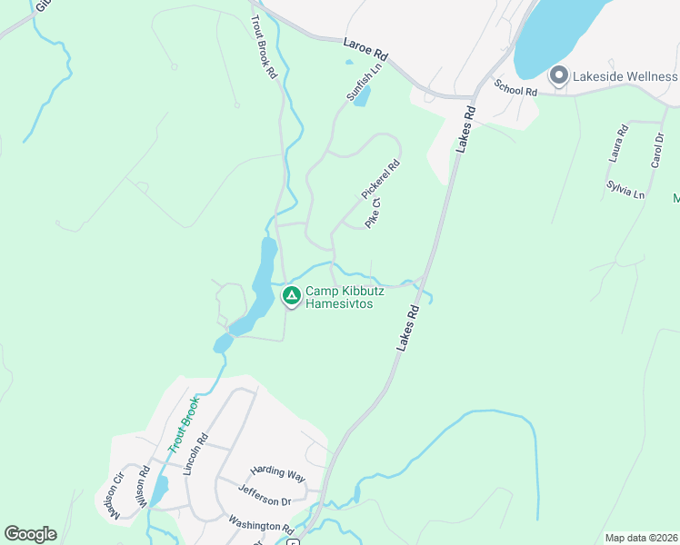 map of restaurants, bars, coffee shops, grocery stores, and more near 123 Pickerel Road in Monroe