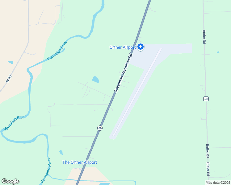map of restaurants, bars, coffee shops, grocery stores, and more near 10102 Savannah Vermilion Road in Wakeman