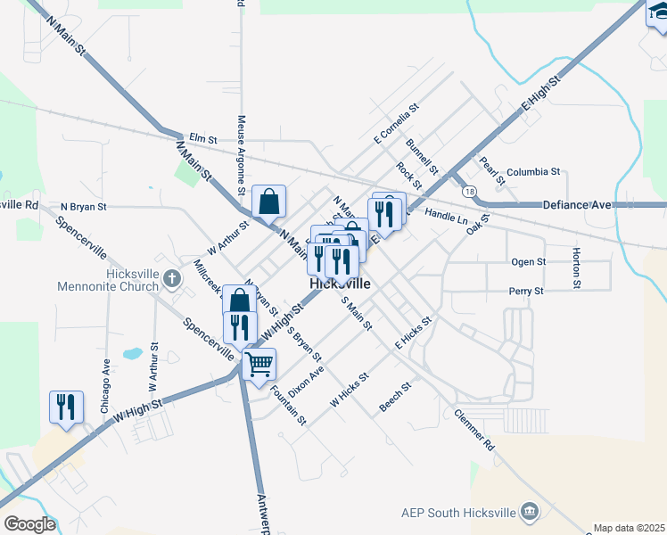 115 East High Street, Hicksville OH Walk Score