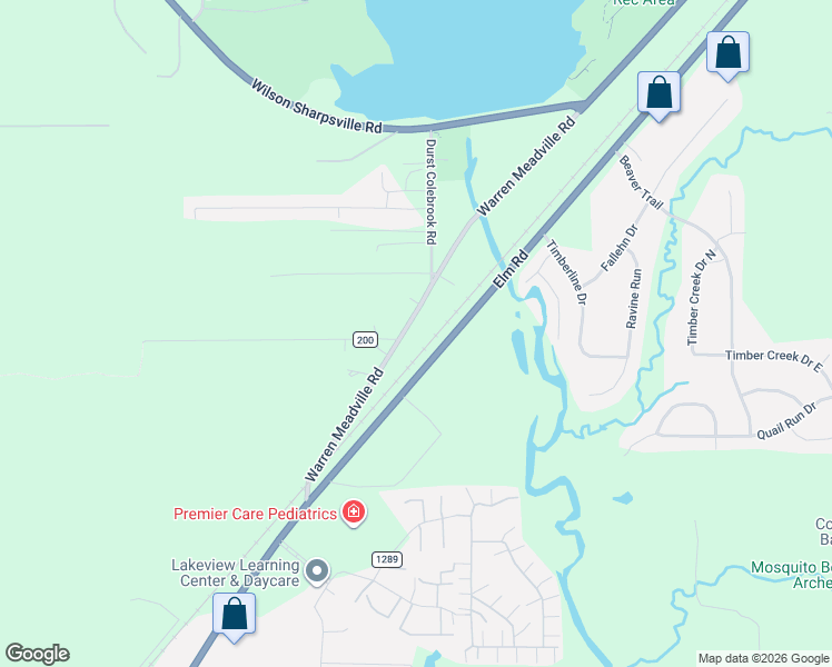 map of restaurants, bars, coffee shops, grocery stores, and more near 2780 Warren Meadville Road in Cortland