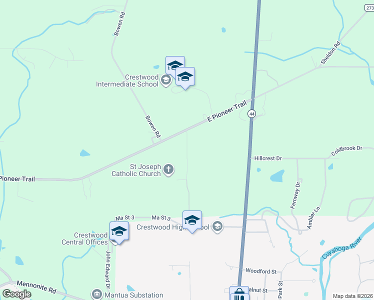 map of restaurants, bars, coffee shops, grocery stores, and more near in Mantua