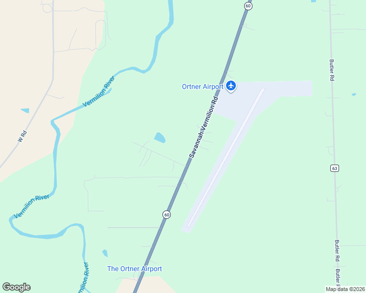 map of restaurants, bars, coffee shops, grocery stores, and more near 10102 Savannah Vermilion Road in Wakeman