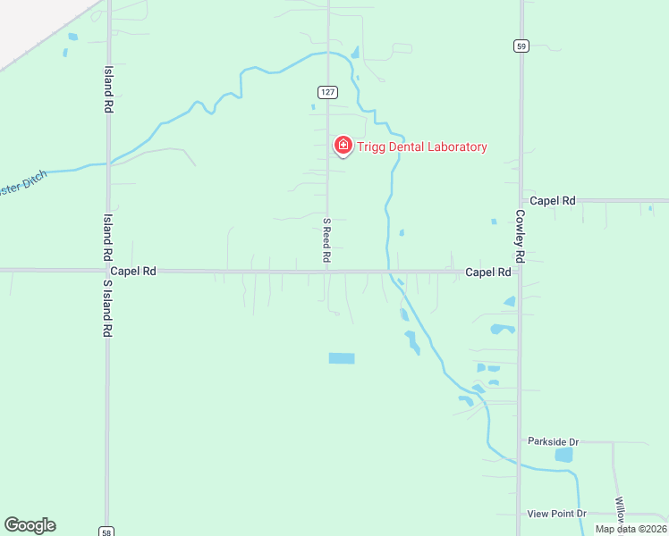 map of restaurants, bars, coffee shops, grocery stores, and more near 13091 South Reed Road in Grafton