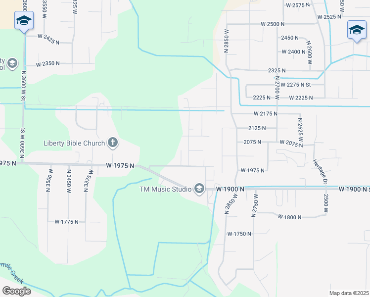 map of restaurants, bars, coffee shops, grocery stores, and more near 2059 North 3000 West in Plain City