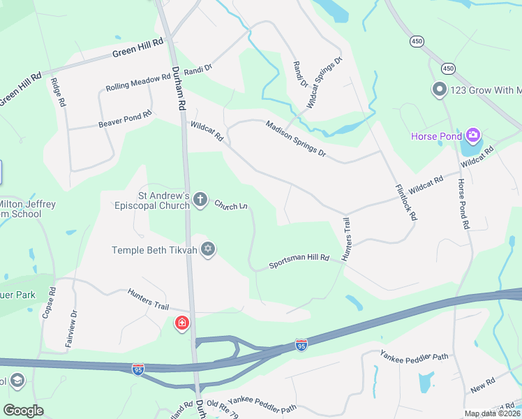 map of restaurants, bars, coffee shops, grocery stores, and more near 49 Church Lane in Madison