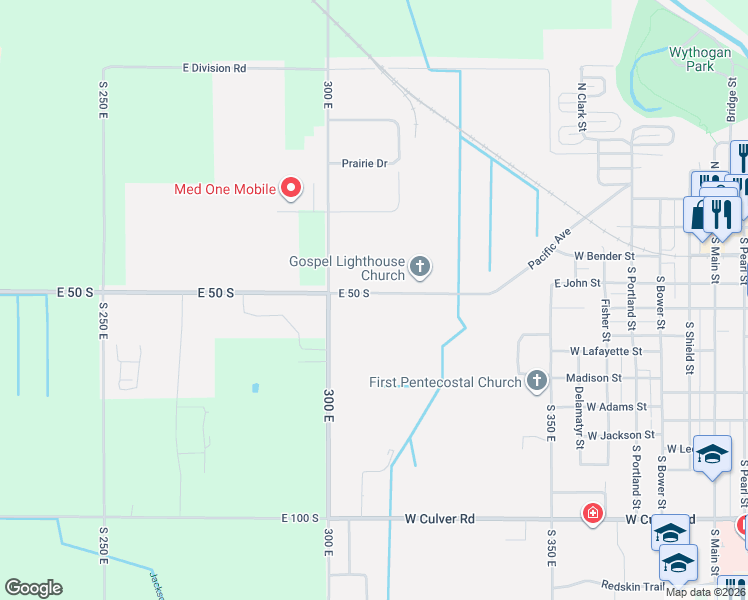 map of restaurants, bars, coffee shops, grocery stores, and more near 751-997 Pacific Avenue in Knox