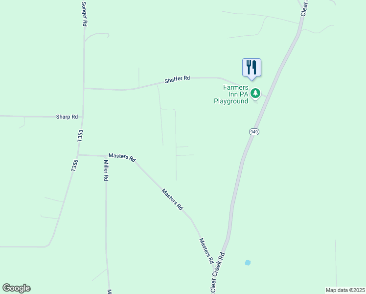 map of restaurants, bars, coffee shops, grocery stores, and more near Cardinal Drive in Sigel